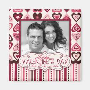 Hearts Confection Magnet Photo Square