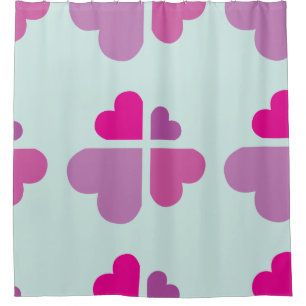 Hearts Cross Shower Curtain