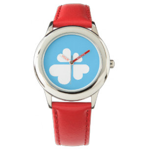 hearts cross - white watch