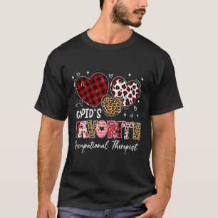 Hearts Cupid's Favorite Occupational Therapist Val T-Shirt