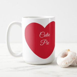 Hearts Cute Pie Mug