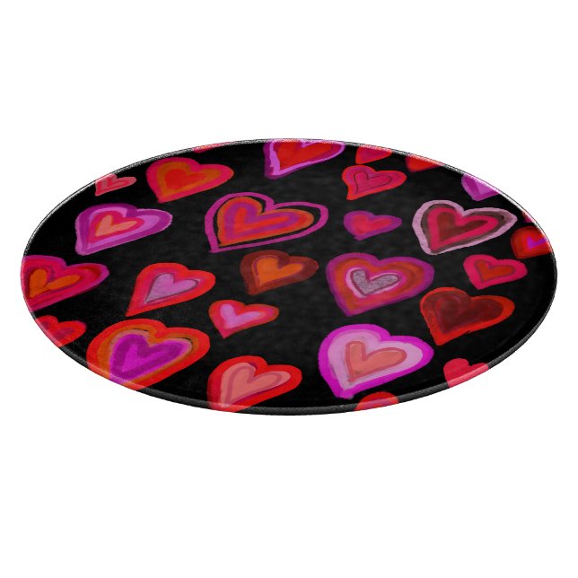 Hearts Cutting Board (Corner)