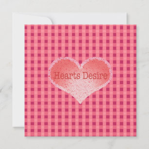 Heart's Desire Art Heart Invitation