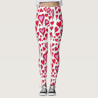 Hearts Drawing Leggings