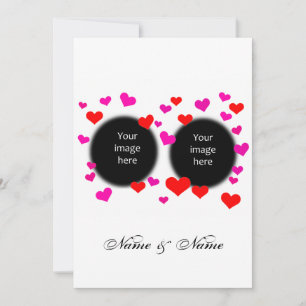 Hearts Engagement Invitation