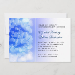 hearts engagement party invitations