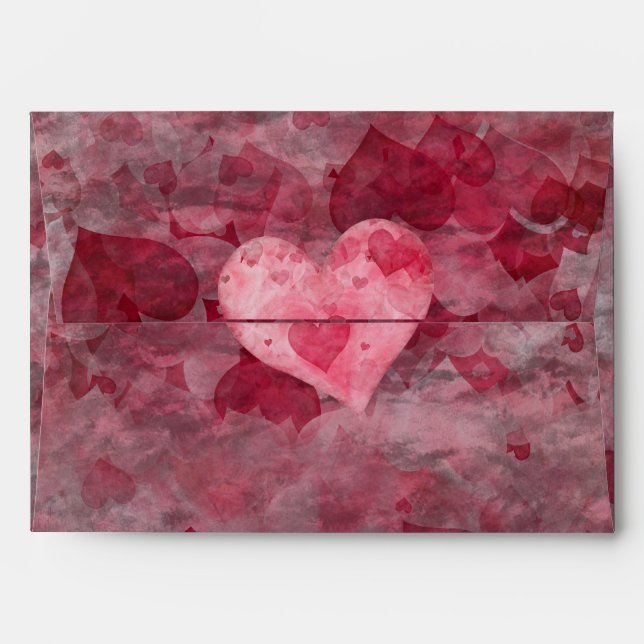 Hearts  Envelope (Back (Top Flap))