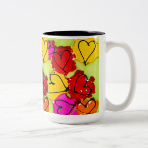 Hearts Everywhere Lovitude Coffee Mug