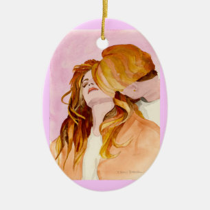 Hearts Expression Ceramic Tree Decoration