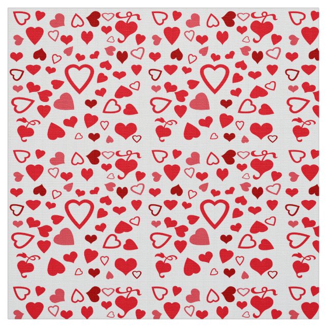 Hearts Fabric (Swatch)