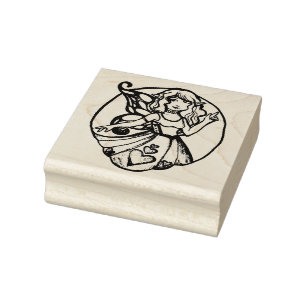 Hearts Fairy                                       Rubber Stamp
