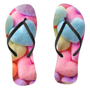 Hearts Flip Flops