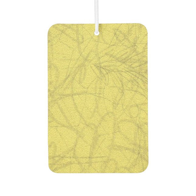 Hearts & Flowers Abstract Car Air Freshener (Front)