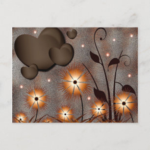 Hearts & Flowers Postcard