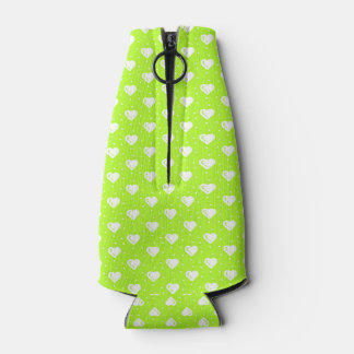 Hearts foam bottle cooler
