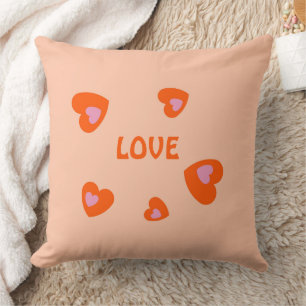 HEARTS FOR GIRLFRIEND, BOYFRIEND, HUSBAND, WIFE, CUSHION