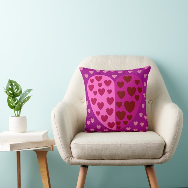 HEARTS FOR GIRLFRIEND, BOYFRIEND, HUSBAND, WIFE,  CUSHION (Chair)