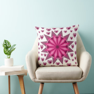 HEARTS FOR GIRLFRIEND, BOYFRIEND, HUSBAND, WIFE  T CUSHION