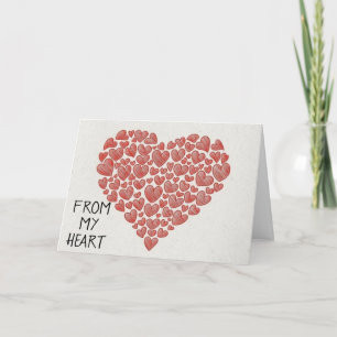 **HEARTS FROM MY HEART TO YOU** FOR YOUR BIRTHDAY CARD