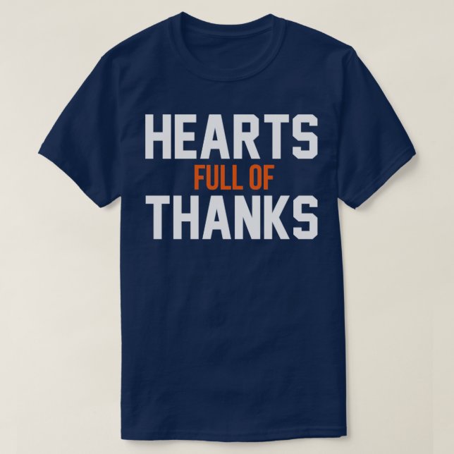 Hearts Full of Thanks T-Shirt (Design Front)