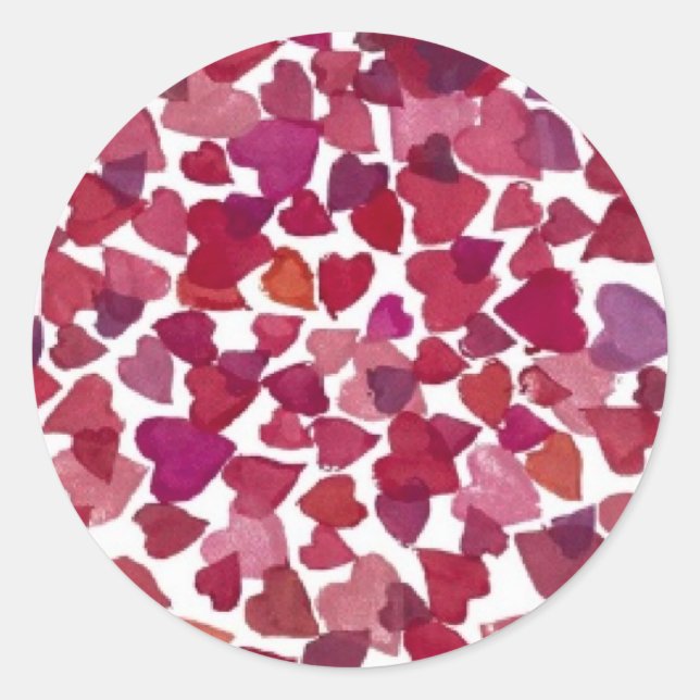 Hearts Galore - Sticker (Front)