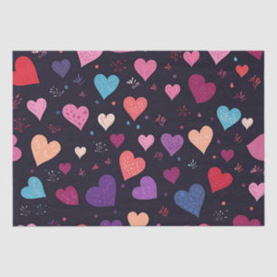Hearts Galore Tissue Paper