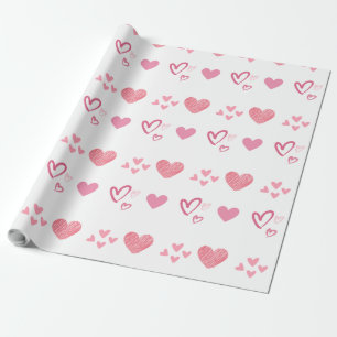 Hearts Gift  Wrapping Paper 