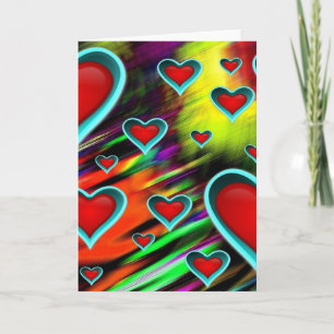 Hearts Greeting Card
