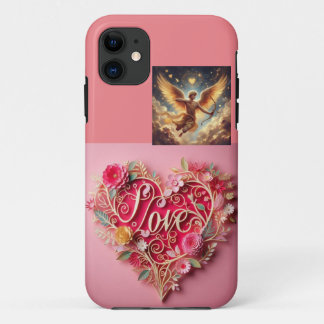 "Heart's Guardian: Love-Infused iPhone Case" 11 Case
