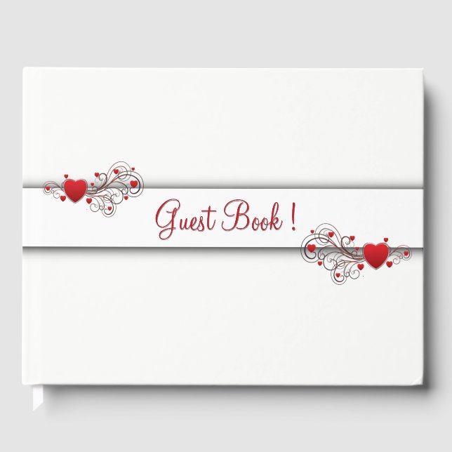 Hearts Guest Book (Front)
