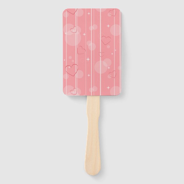 Hearts Hand Fan (Front)