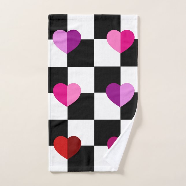 Hearts Hand Towel (Hand Towel)