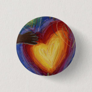 Hearts & Hands Diversity Love Lapel Pin Buttons