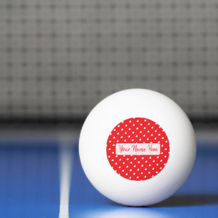 Hearts Happy Valentine’s Day Modern Love Pattern Ping Pong Ball