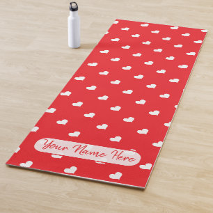 Hearts Happy Valentine’s Day Modern Love Pattern Yoga Mat