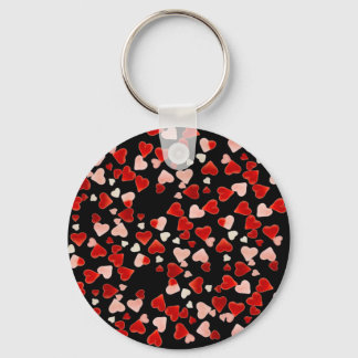 HEARTS HEARTS HEARTS by SHARON SHARPE Key Ring