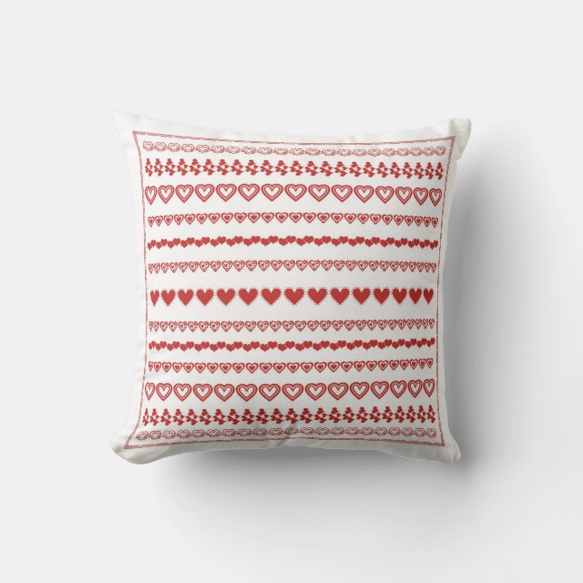 Hearts Hearts Hearts Love Cushion (Front)