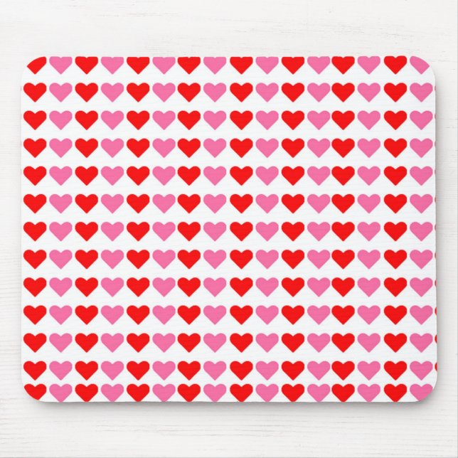 Hearts hearts hearts mouse mat (Front)