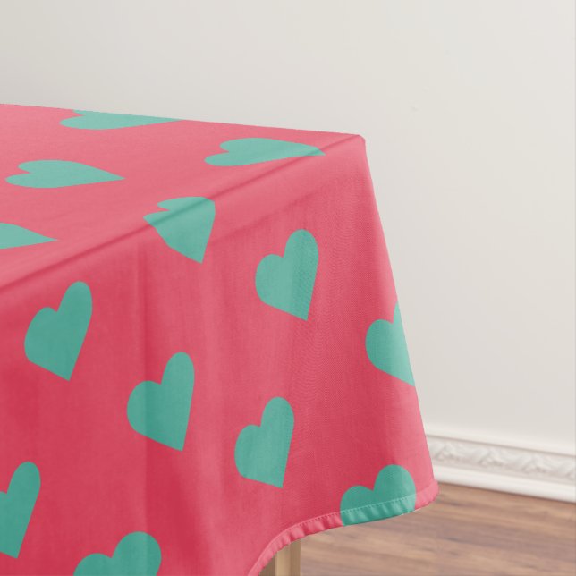 Hearts - Hearts - Hearts Tablecloth (In Situ)