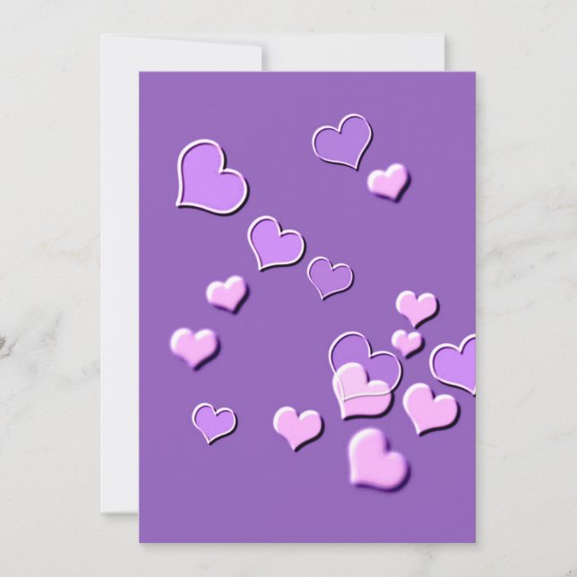  hearts holiday card (Front)