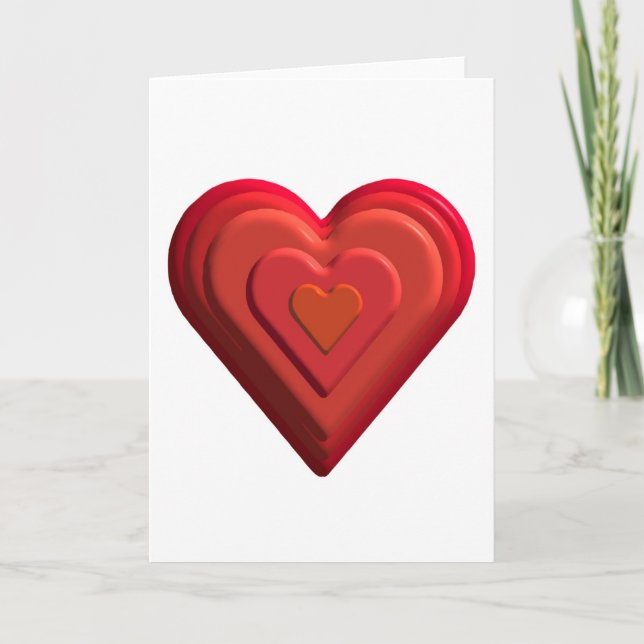 Hearts Holiday Card (Front)