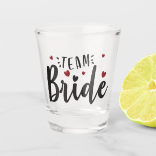 Hearts & Hype for the Bride Shot Glass