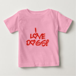 Hearts I Love Dogs Tshirts and Gifts