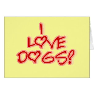 Hearts I Love Dogs Tshirts and Gifts