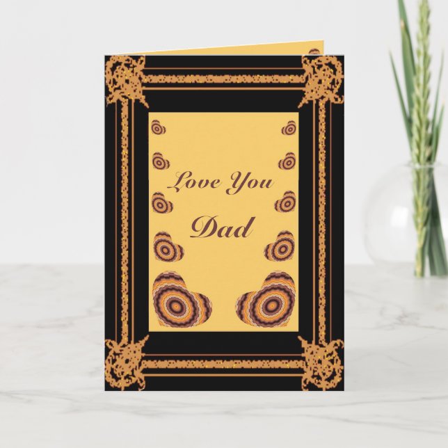 Hearts in Frame - Father's Day Card (Front)