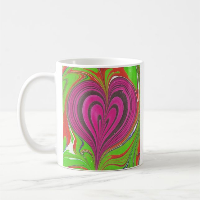 Hearts in Hearts Coffee Mug (Left)