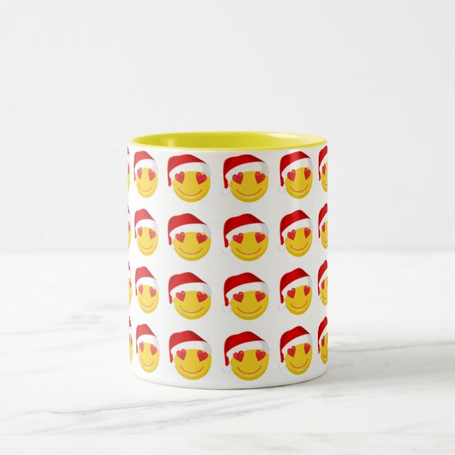 ***HEARTS IN HIS EYES SANTA*** FUN MUG (Center)