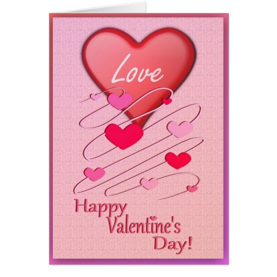 Hearts In Love Card