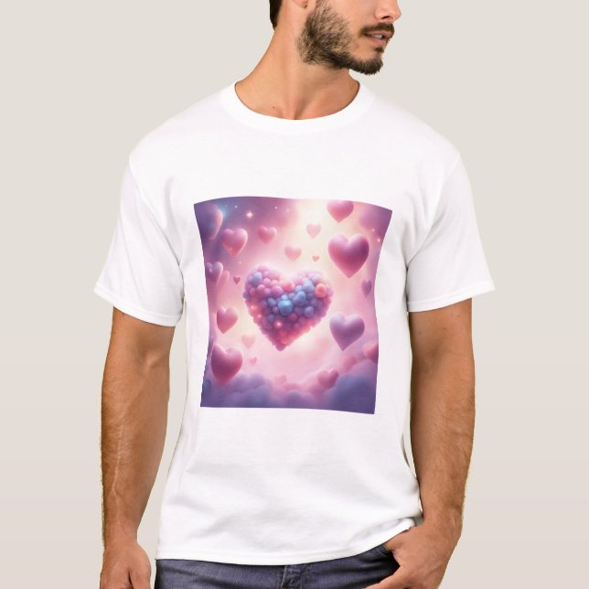Hearts In The Clouds T-Shirt (Front)