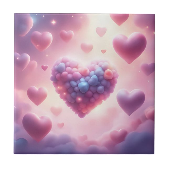 Hearts In The Clouds Tile (Front)